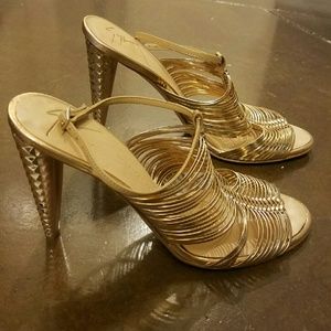 Fun Rose Gold Giuseppe Zanotti heels